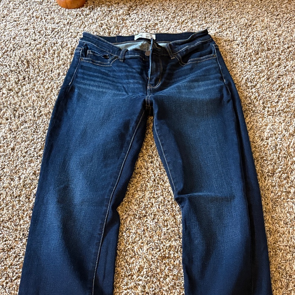 BKE Dark Blue Straight Leg Women's Jeans